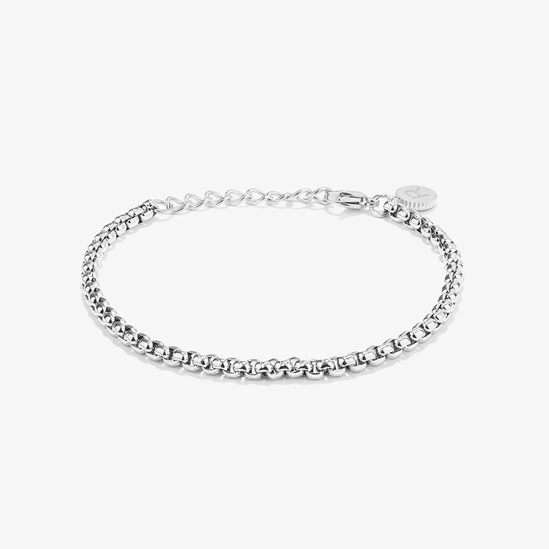 Pulseira Escrava Slim Prateada THE DUCKIE Homem RADIANT Joias