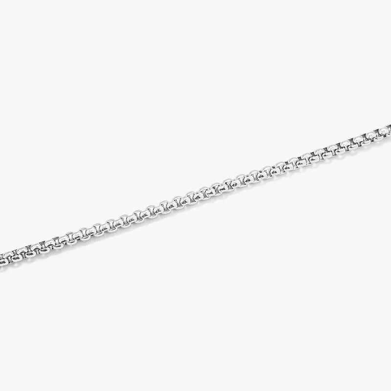 Pulseira Escrava Slim Prateada THE DUCKIE Homem RADIANT Joias