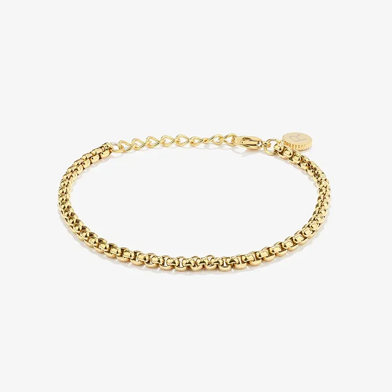 Pulseira Escrava Slim Dourada THE DUCKIE Homem RADIANT Joias