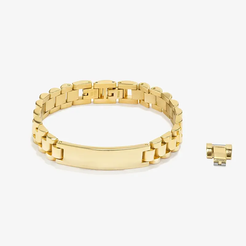 Pulseira Dourada BAND Homem RADIANT Joias