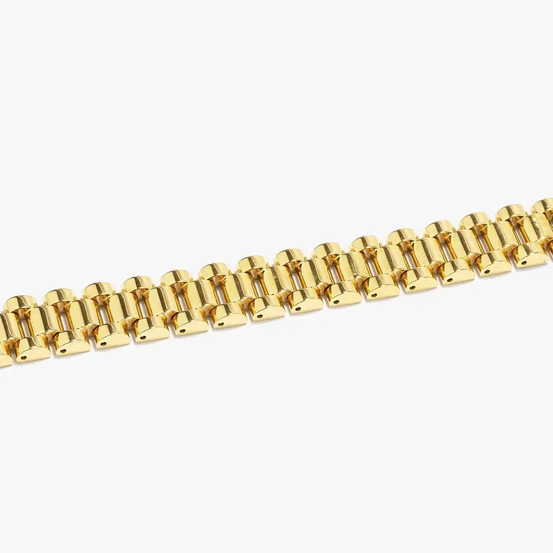 Pulseira President Dourada BAND Homem RADIANT Joias