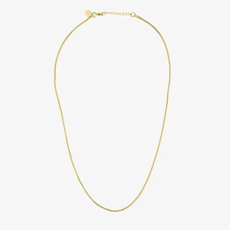 Corrente Plana Dourada THE DUCKIE Homem RADIANT Joias