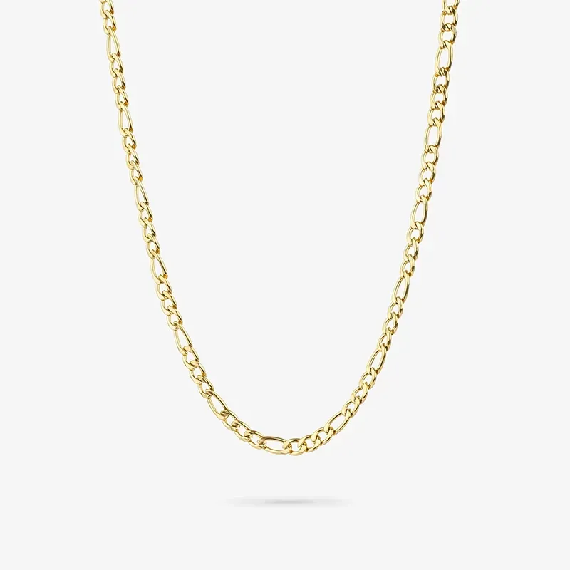 Colar Elos Largos Dourado SHINE & MATT Homem RADIANT Joias