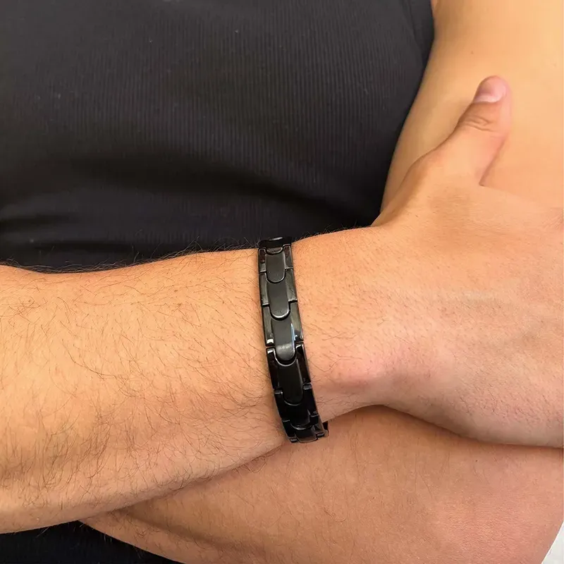 Pulseira Homem Txema Elos Preta