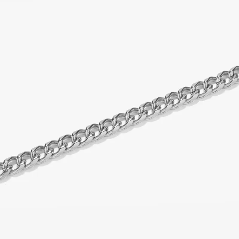 Pulseira Homem Txema Flat Prateada