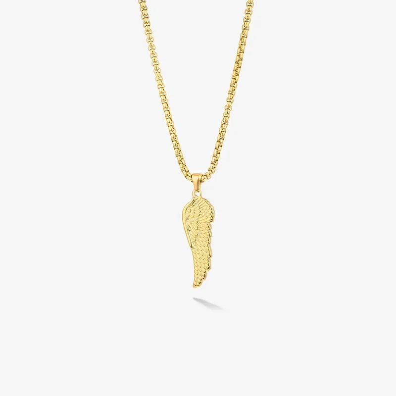 Colar Homem Piti Asa Dourado