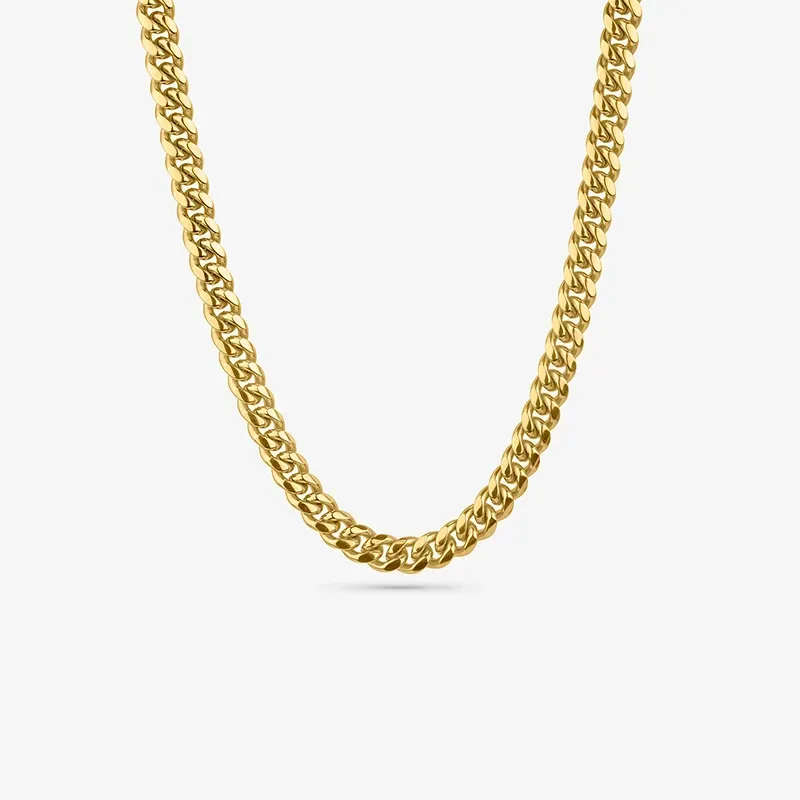 Colar Homem Musculitos Elos Dourado