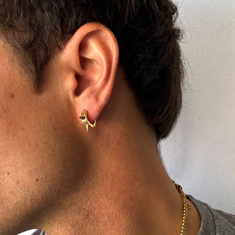 Brinco Homem Perez Prateado