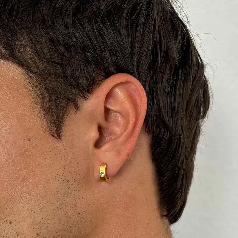 Earcuff Homem Perez Dourado