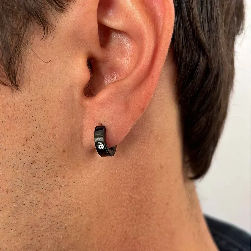 Earcuff Homem Perez Preto
