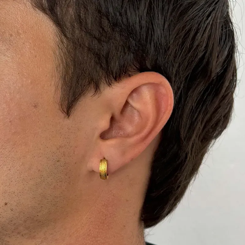 Earcuff Homem Perez Frost Dourado