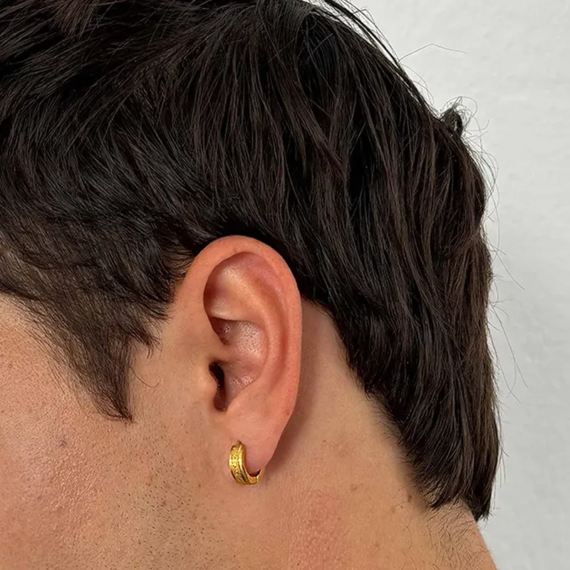 Earcuff Homem Perez Frost Dourado