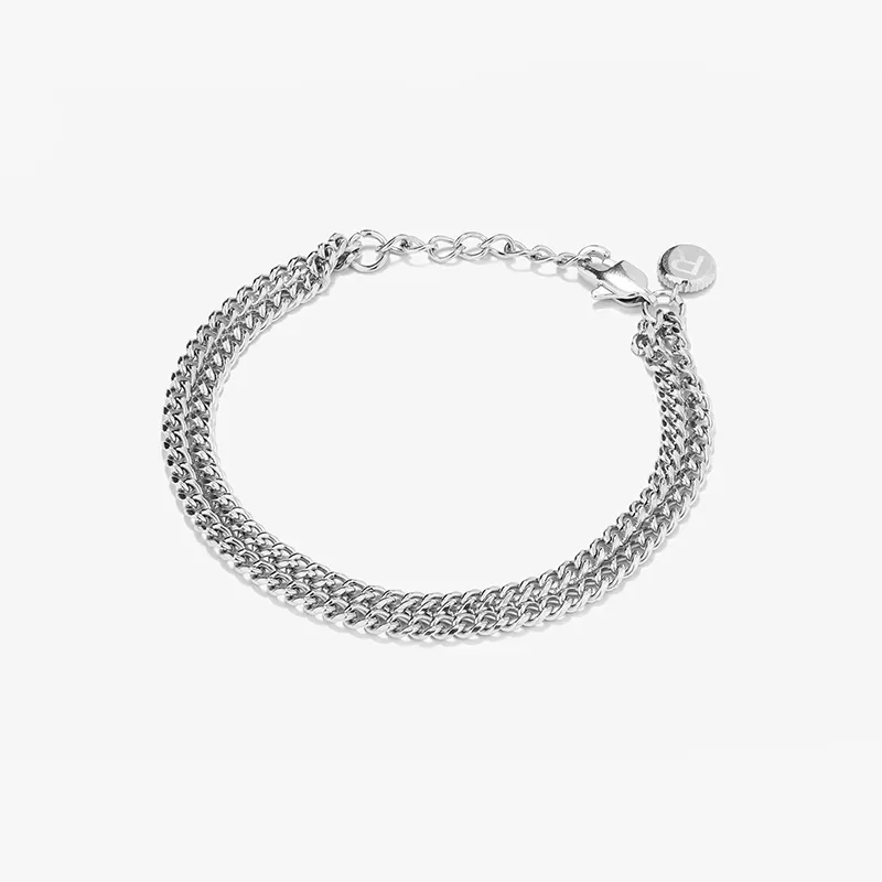 Pulseira Homem Txema Prateada