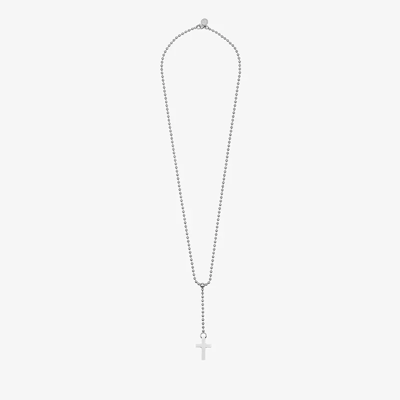 Colar Homem Palau Cruz Prateado