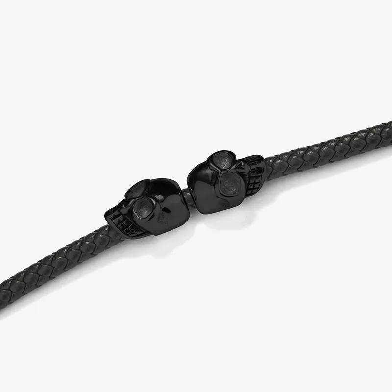 Pulseira Homem Pirate Couro Preto | Radiant