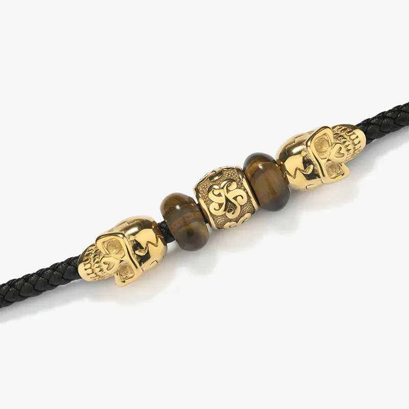 Pulseira Homem Pirate Contas Douradas | Radiant