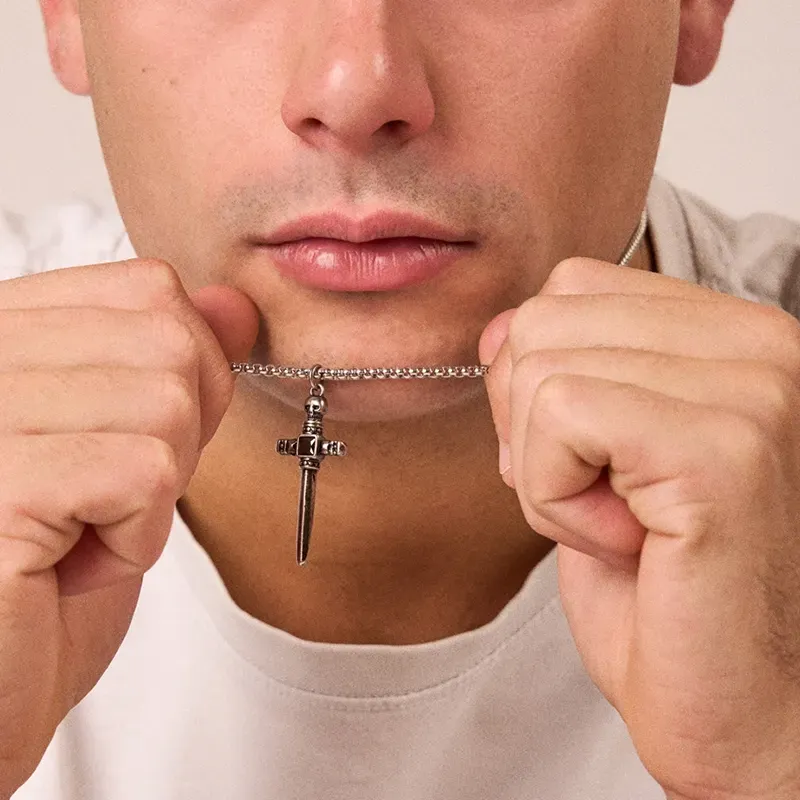 Colar Homem Pirate Prateado | Radiant