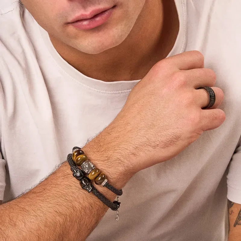 Pulseira Homem Tiger Prateado | Radiant