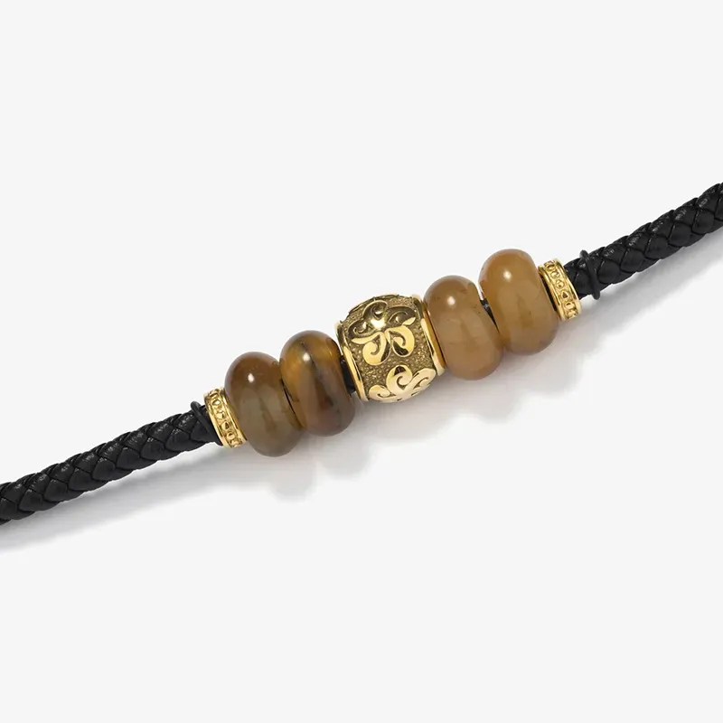 Pulseira Homem Tiger Dourado | Radiant