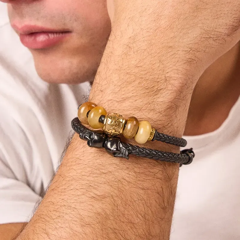 Pulseira Homem Tiger Dourado | Radiant