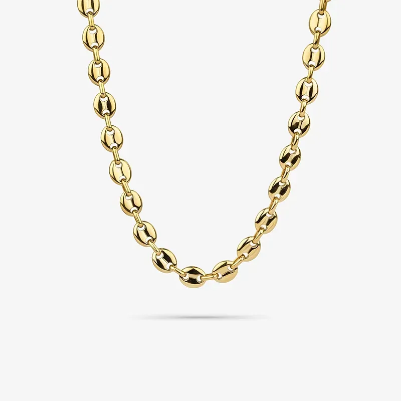 Colar Homem Cadeado Padlock Ouro