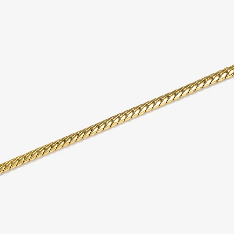 Bracelete Homem Flat Padlock Dourado | Radiant