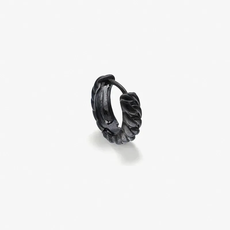 Brinco Homem Cadeado Padlock Preto