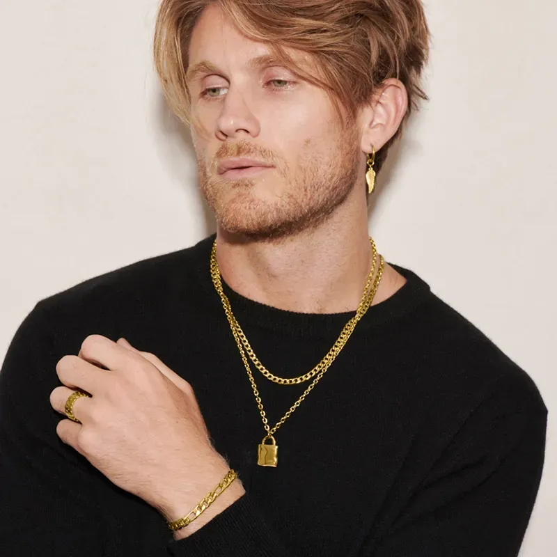 Brinco Homem Extensions Dourado | Radiant