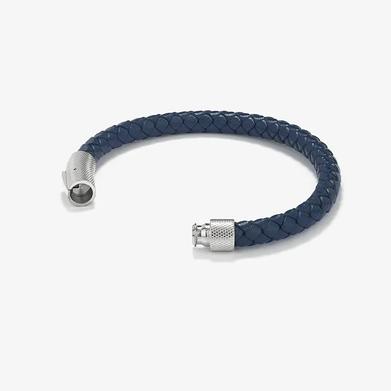 Pulseira Homem Nature Couro Azul | Radiant