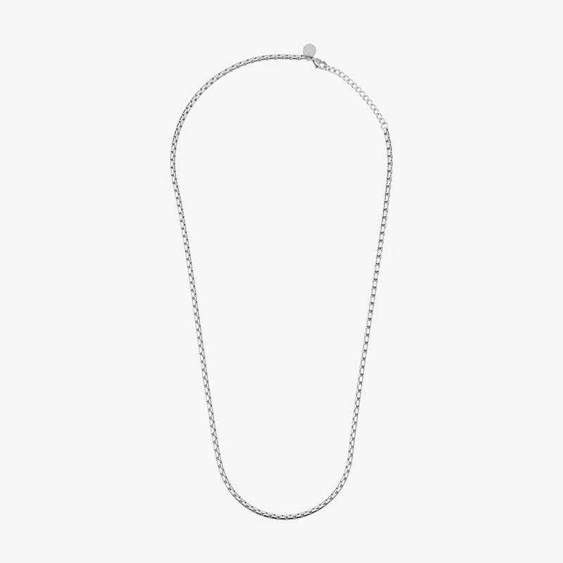 Colar Homem Nusa Prateado | Design Moderno e Atemporal