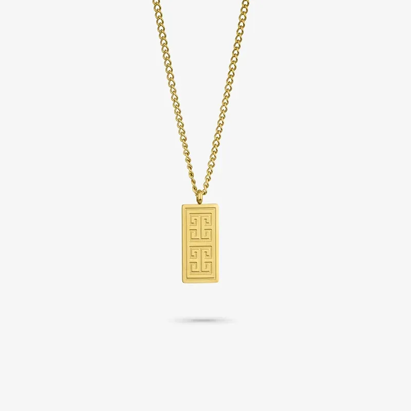 Colar Homem Lombok Runa Ouro | Estilo Único e Místico