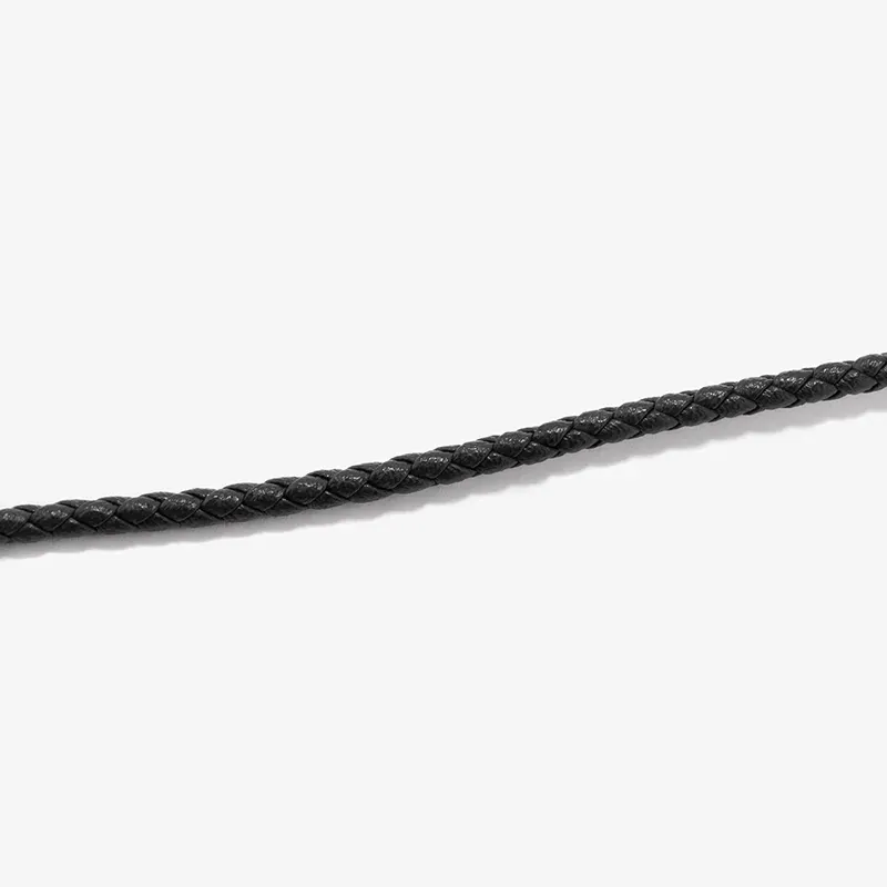  Pulseira Homem Espiga Thin Preto | Estilo Minimalista e Moderno