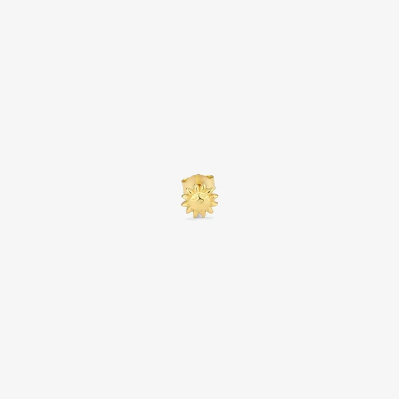 Piercing Dourado SOLE Radiant Mulher Prata de lei