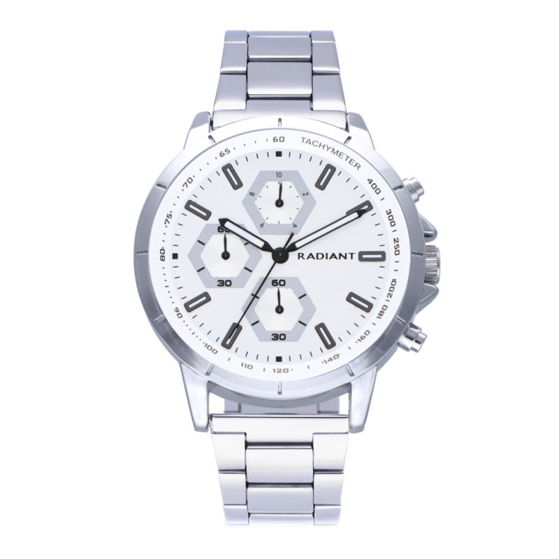 MAURICIO 44MM MULTI SS DIAL SS BRACELET