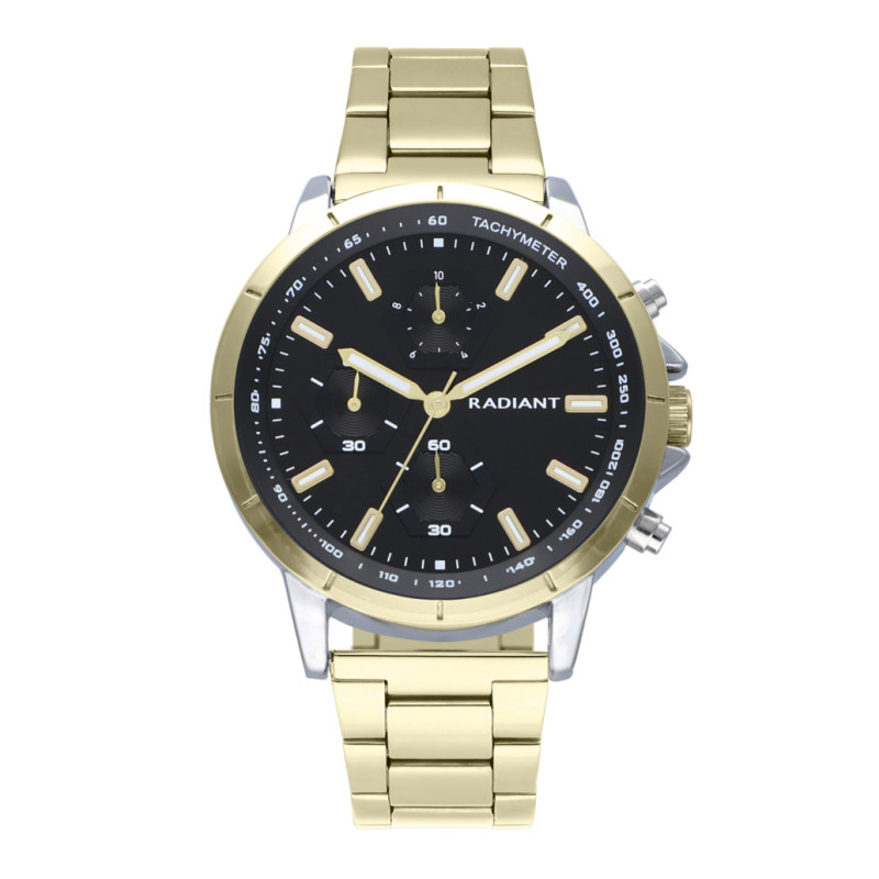 MAURICIO 44MM MULTI BLACK DIAL IPG BRA