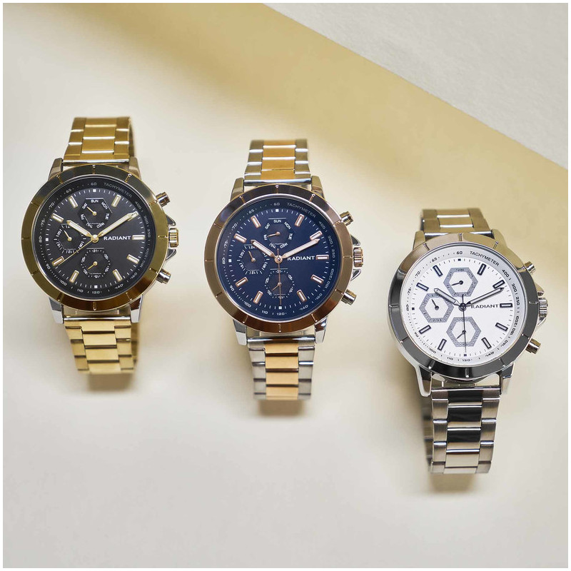 MAURICIO 44MM MULTI BLACK DIAL IPG BRA