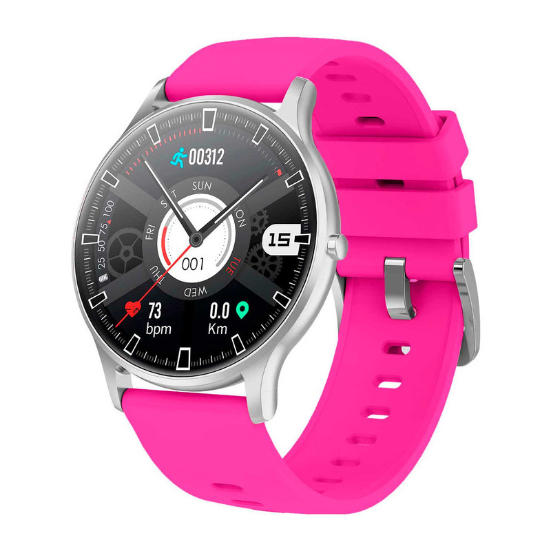MIAMI 42MM SILVER DIAL SILI FUCHSIA