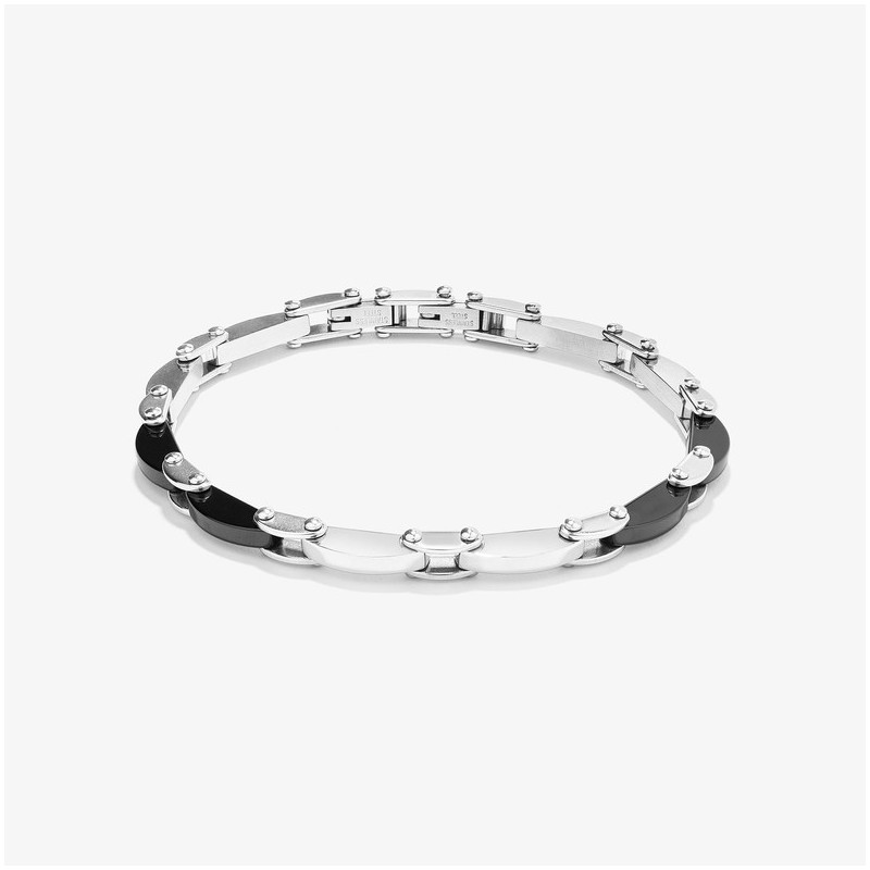 Pulseira Elos Preta CERAMIC Homem RADIANT Joias