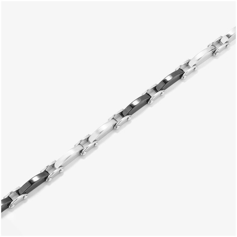 Pulseira Elos Preta CERAMIC Homem RADIANT Joias
