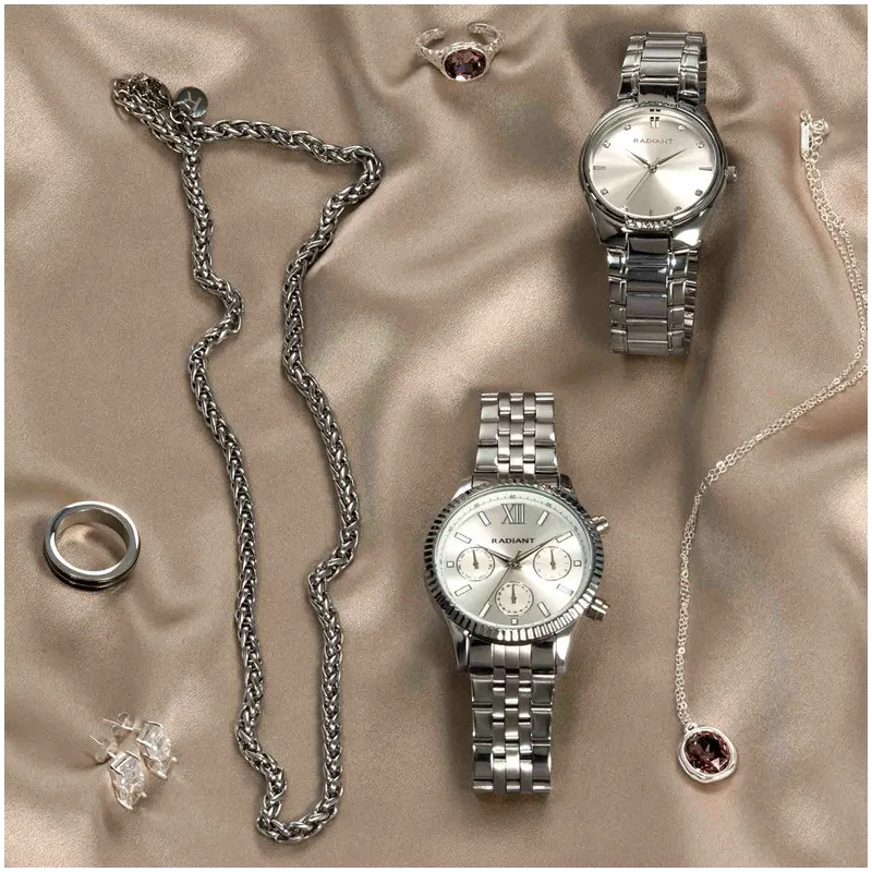 Colar de Prata cristal lilás coleção TEXTURES Radiant