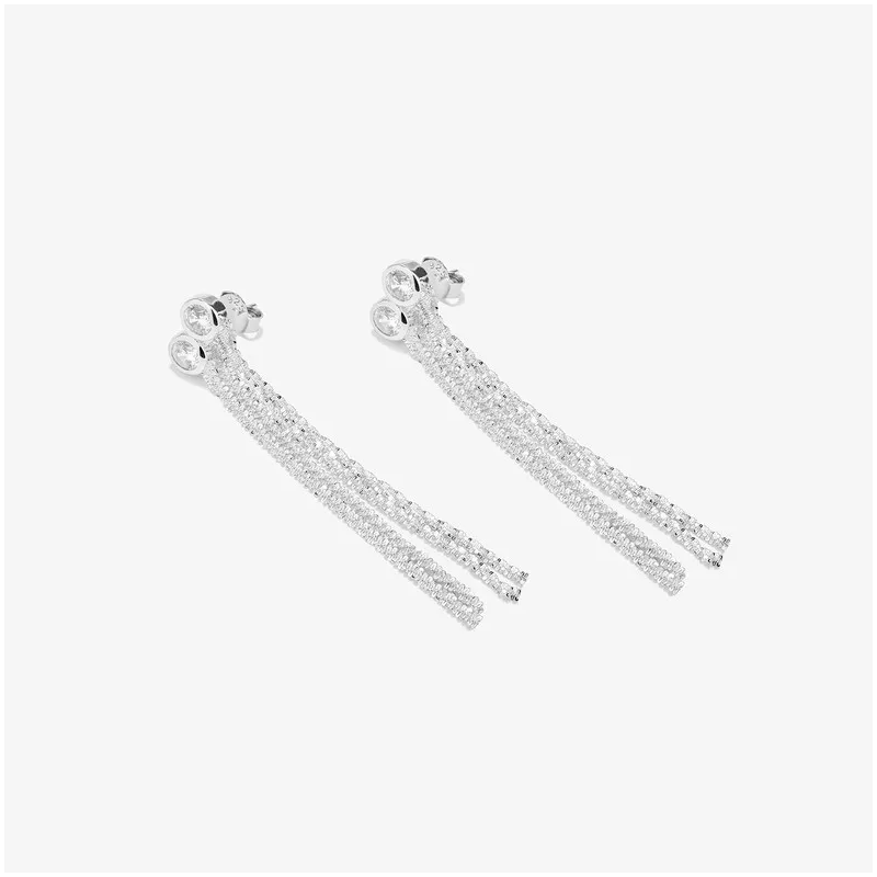 Brincos de corrente em Prata coleção FIRST CLASS Radiant