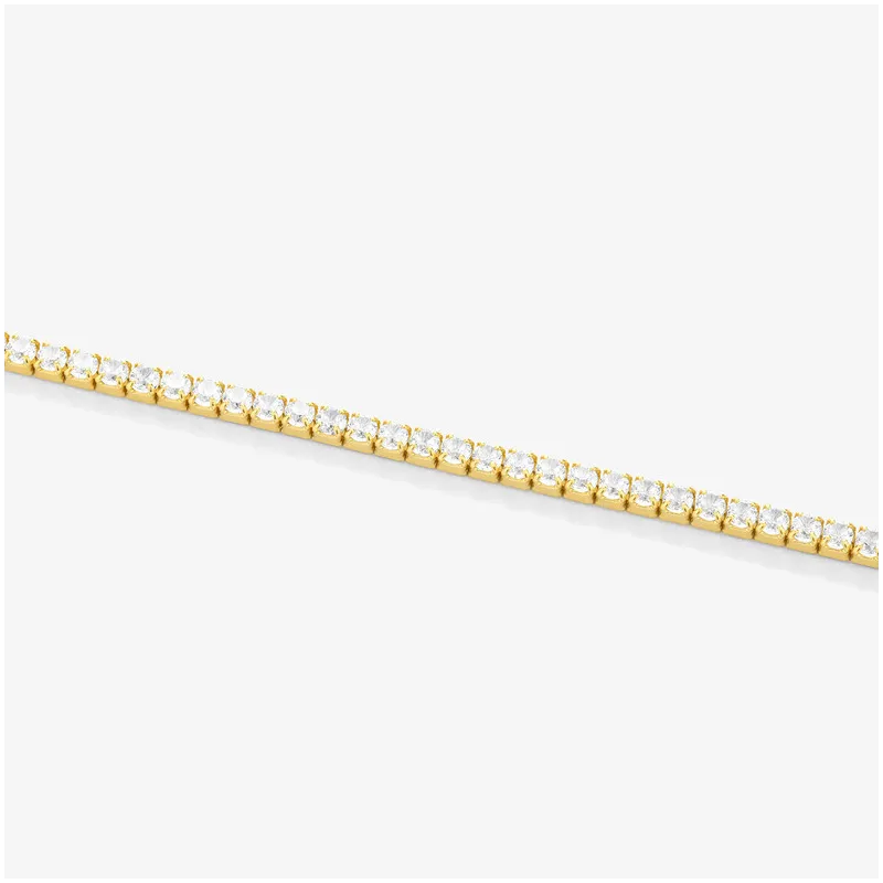 Pulseira riviere Prata dourada coleção FIRST CLASS Radiant