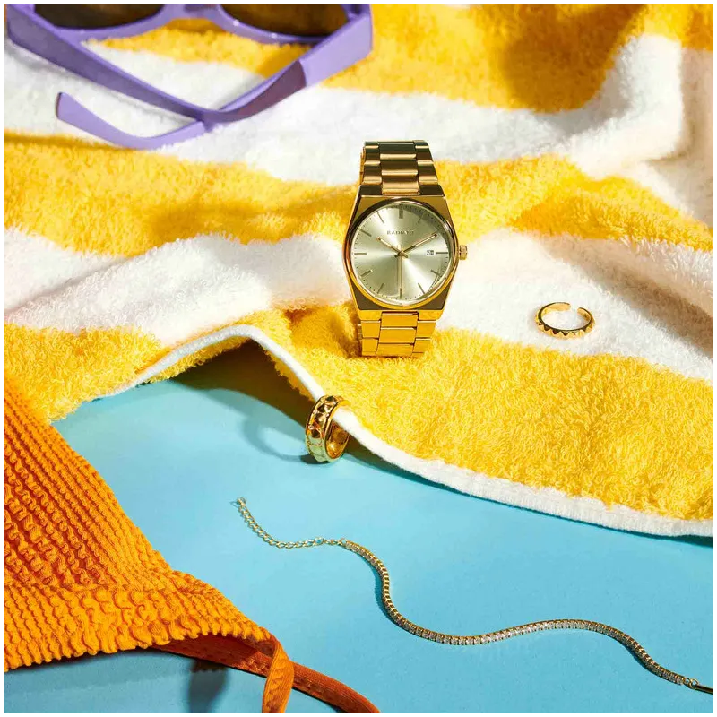 Pulseira riviere Prata dourada coleção FIRST CLASS Radiant