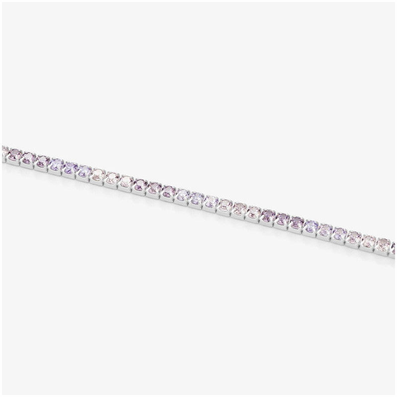 Pulseira riviere Prata lilás coleção FIRST CLASS Radiant