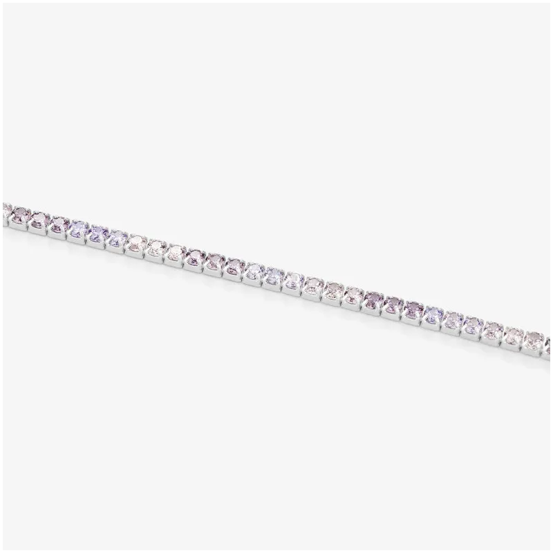 Pulseira riviere Prata lilás coleção FIRST CLASS Radiant