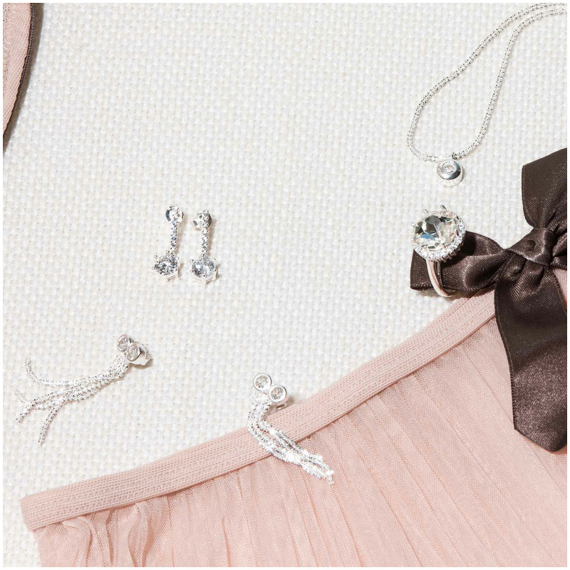 Colar chaton de Prata cristal coleção FIRST CLASS Radiant