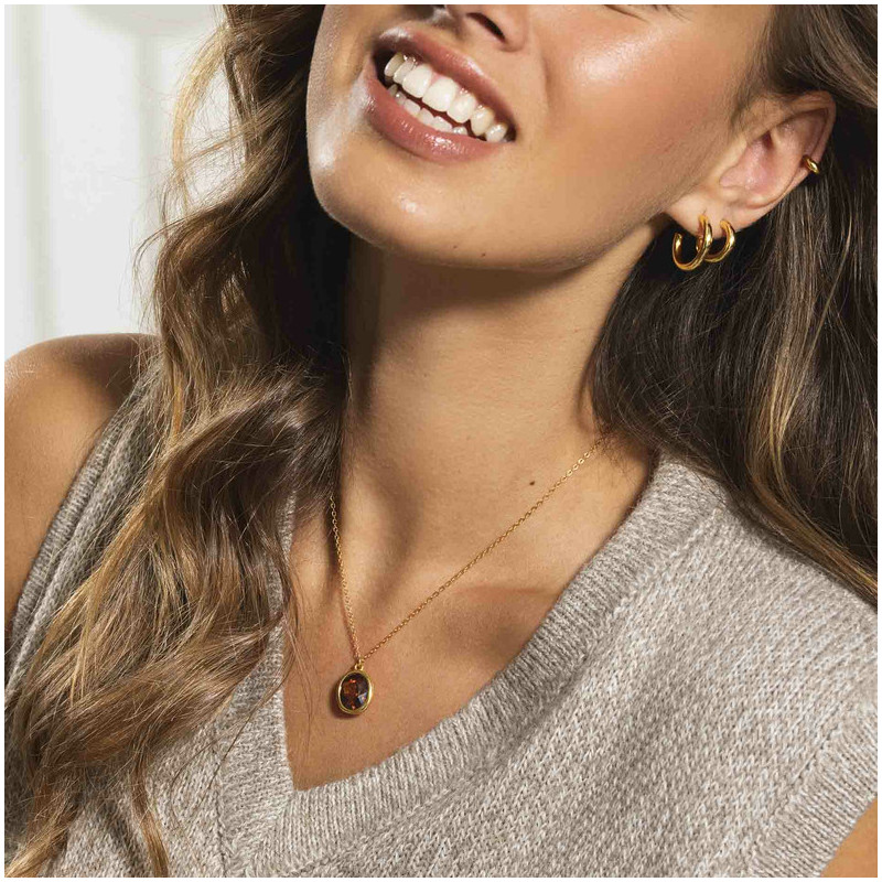 Argolas com banho de ouro Radiant