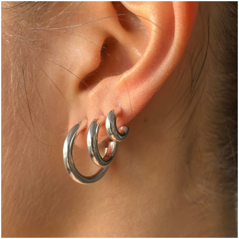 Argolas em Prata Radiant