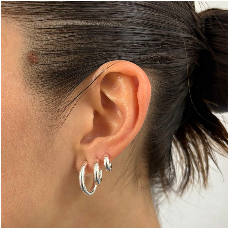 Argolas em Prata Radiant