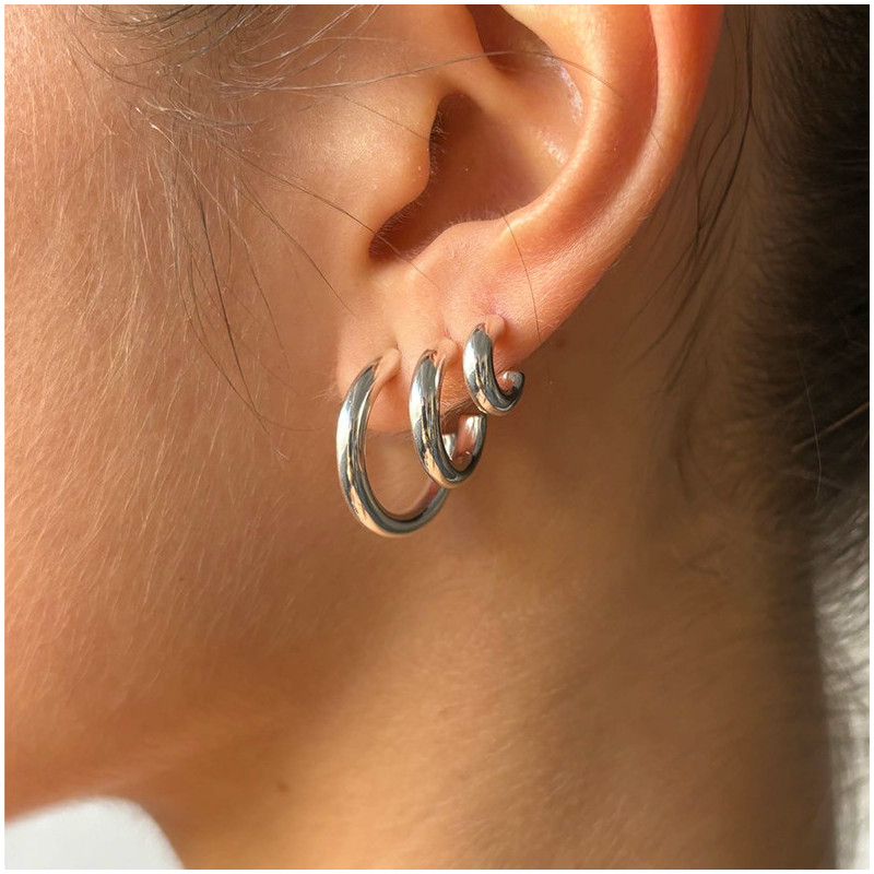 Argolas em Prata Radiant